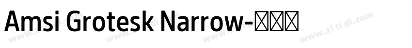 Amsi Grotesk Narrow字体转换 Amsi Grotesk Narrow字体转换